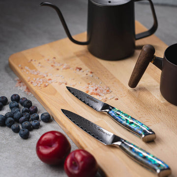 StalIone knife Edition 10 Damascus Chef Knife Set